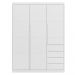 Guarda Roupa Infantil 3 Portas 4 Gavetas Lua P04 Branco - Mpozenato