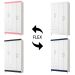 Guarda Roupa Solteiro 103cm 4 Portas Dony Flex A02 Branco   - Mpozenato