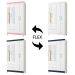 Guarda Roupa Solteiro 103cm com Espelho Dony Flex A02 Branco - Mpozenato