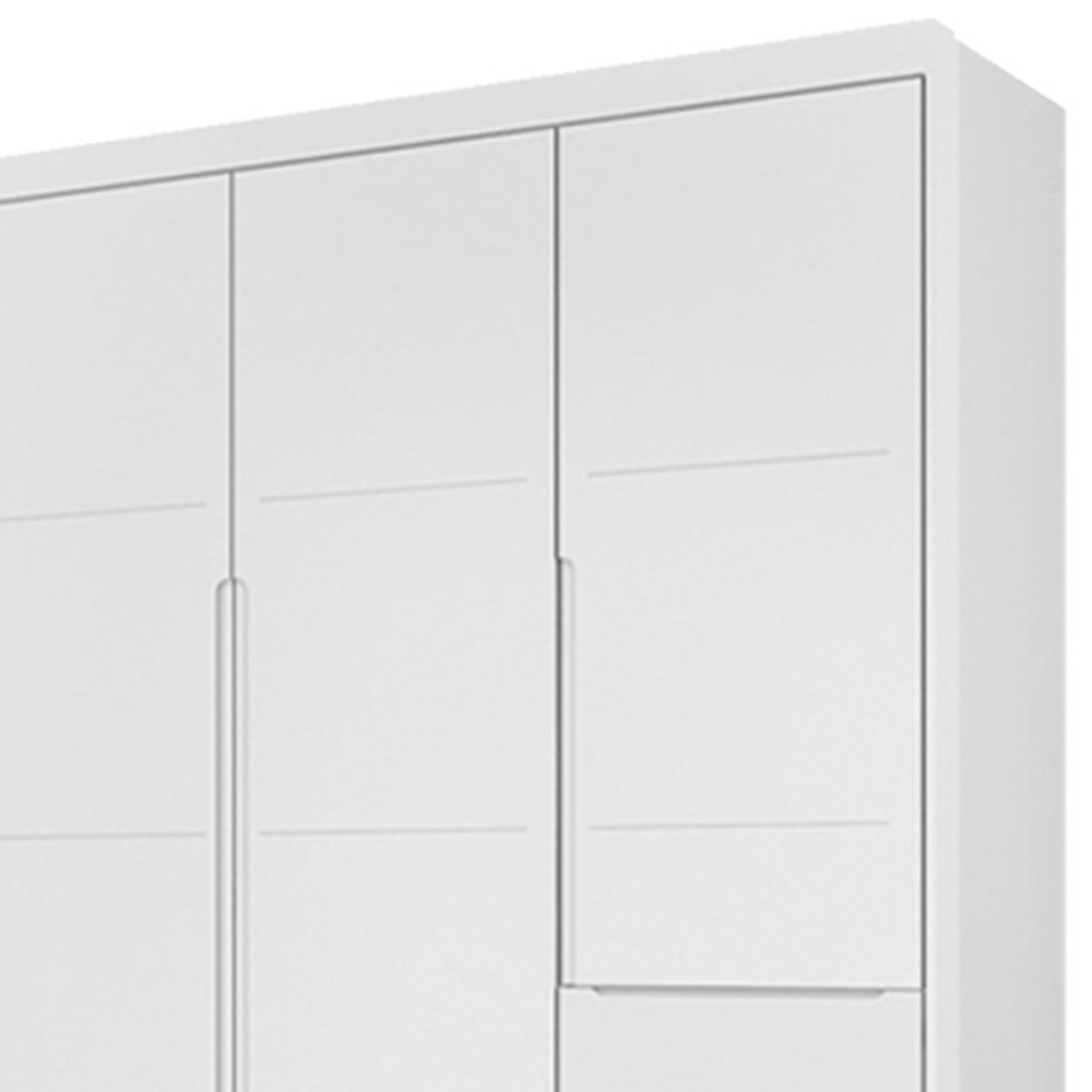 Jogo de Quarto Infantil Guarda Roupa 2 Portas e Cômoda 4 Gavetas Lua P04 Branco - Mpozenato