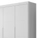 Jogo de Quarto Infantil Guarda Roupa 3 Portas e Cômoda 4 Gavetas Lilly P04 Branco - Mpozenato