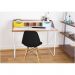 Kit 02 Cadeiras Eiffel Charles Eames Preta com Base de Madeira DSW