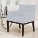 Kit 02 Poltronas Decorativas Sala de Estar Vitória W01 Corano Branco - Mpozenato