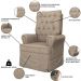 Kit 02 Poltronas de Amamentação e Descanso Com Balanço Laís G05 Linho Areia - Mpozenato