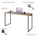 Kit 2 Mesas de Escritório Office 135cm Estilo Industrial Prisma C08 Carvalho - Mpozenato