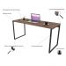Kit 2 Mesas de Escritório Office 150cm Estilo Industrial Prisma C08 Nogal - Mpozenato