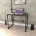 Kit 2 Mesas de Escritório Office 90cm Estilo Industrial Prisma C08 Preto Onix - Mpozenato
