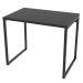 Kit 2 Mesas de Escritório Office 90cm Estilo Industrial Prisma C08 Preto Onix - Mpozenato
