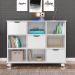 Kit 2 Nichos Organizadores com Rodízios Toys Q01 3 Gavetas Branco - Mpozenato
