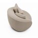 Kit 2 Poltronas Decorativa Giratória para Sala Kaly M22 Linho Cru - Mpozenato