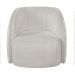 Kit 2 Poltronas Decorativa para Sala 90cm Tressê Zion M22 Bouclê Branco - Mpozenato