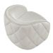 Kit 2 Poltronas Decorativa para Sala 90cm Tressê Zion M22 Bouclê Branco - Mpozenato