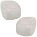 Kit 2 Poltronas Decorativa para Sala 90cm Tressê Zion M22 Linho Cru - Mpozenato
