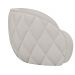 Kit 2 Poltronas Decorativa para Sala 90cm Tressê Zion M22 Linho Cru - Mpozenato
