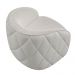 Kit 2 Poltronas Decorativa para Sala 90cm Tressê Zion M22 Linho Cru - Mpozenato