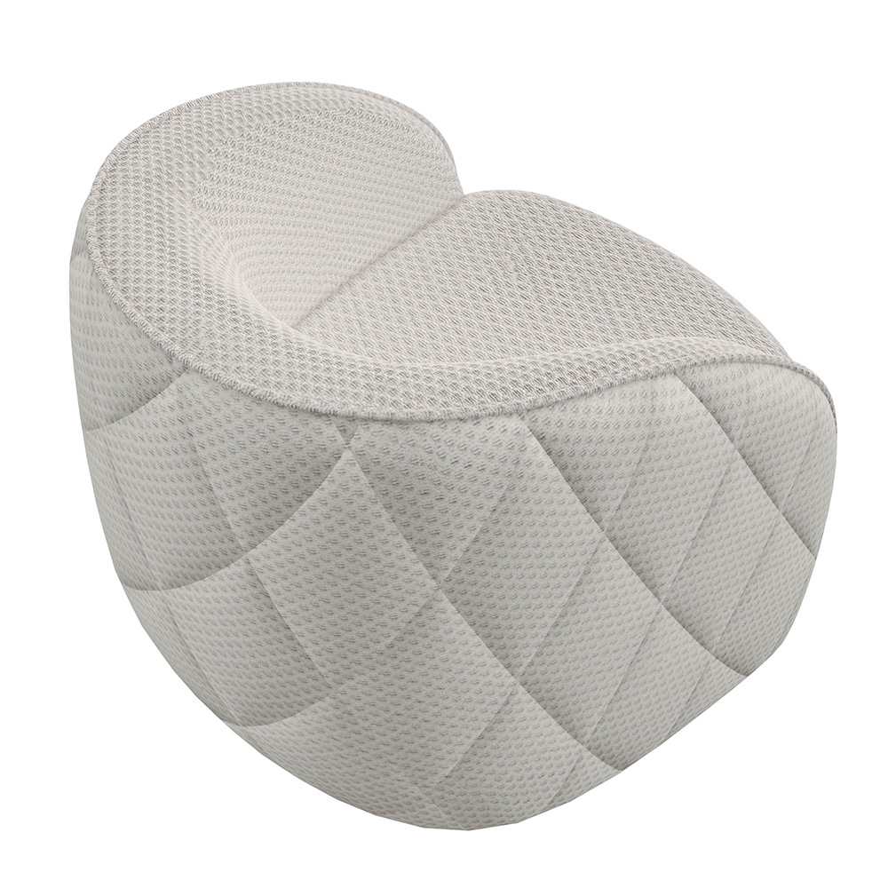 Kit 2 Poltronas Decorativa para Sala 90cm Tressê Zion M22 Linho Cru - Mpozenato