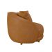 Kit 2 Poltronas Decorativa para Sala Pés Madeira Kaly M22 Sintético Caramelo - Mpozenato