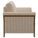 Kit 2 Poltronas Decorativas Sala de Estar 102cm Pés Madeira Roya M22 Linho Cru - Mpozenato