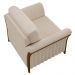 Kit 2 Poltronas Decorativas Sala de Estar 102cm Pés Madeira Roya M22 Linho Cru - Mpozenato