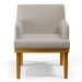 Kit 2 Poltronas Decorativas Vitória W01 Linho Bege - Mpozenato