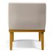 Kit 2 Poltronas Decorativas Vitória W01 Linho Cru - Mpozenato