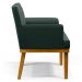 Kit 2 Poltronas Decorativas Vitória W01 Linho Verde - Mpozenato