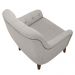 Kit 2 Poltronas Decorativas para Sala com Capitonê Pietà M22 Linho Cinza - Mpozenato