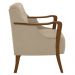Kit 2 Poltronas Decorativas para Sala de Estar Capitonê Lapa M22 PU Bege - Mpozenato