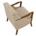 Kit 2 Poltronas Decorativas para Sala de Estar Capitonê Lapa M22 PU Bege - Mpozenato