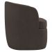 Kit 2 Poltronas Giratória Decorativa para Sala Dandara Z08 Veludo Marrom - Mpozenato