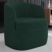 Kit 2 Poltronas Giratória Decorativa para Sala Dandara Z08 Veludo Verde - Mpozenato