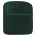 Kit 2 Poltronas Giratória Decorativa para Sala Dandara Z08 Veludo Verde - Mpozenato