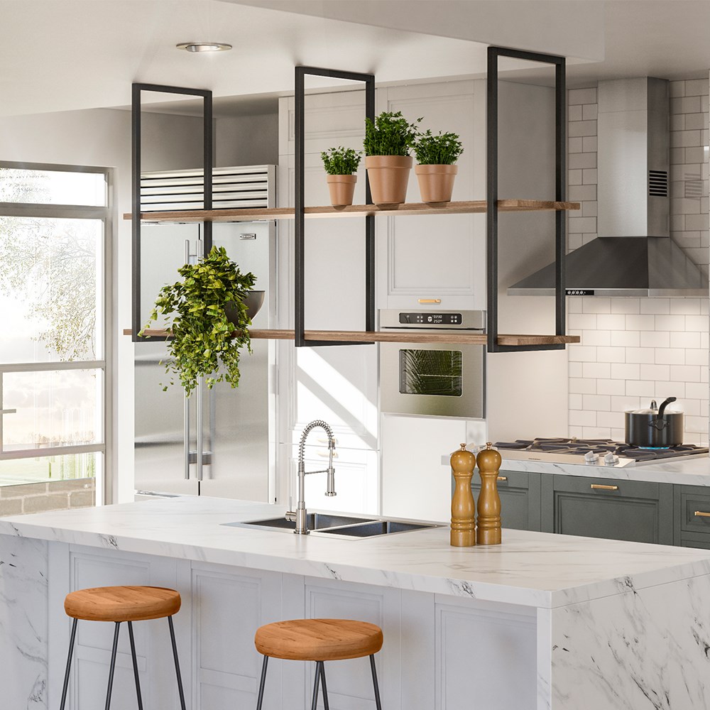 Kit 2 Prateleiras Decorativas Multiuso Grande Estilo Industrial Loft D09 Demolição - Mpozenato