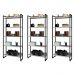 Kit 3 Estantes Livreiro Studio Industrial M18 Branco - Mpozenato