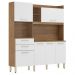 Kit Cozinha Compacta 6 Portas 2 Gavetas Select D02 Amendola/Branco - Mpozenato