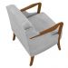 Kit Namoradeira 135cm e 2 Poltronas Decorativas Capitonê Lapa M22 Veludo Cinza - Mpozenato