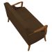 Kit Namoradeira 135cm e 2 Poltronas Decorativas Capitonê Lapa M22 Veludo Marrom - Mpozenato