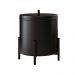 Lixeira Alumínio com Tampa 6L Luxe D09 Preto - Mpozenato