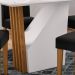 Mesa De Jantar 4 Lugares 120cm Venetti N02 Ypê/Off White - Mpozenato