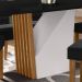 Mesa De Jantar 6 Lugares 160cm Venetti N02 Ypê/Preto - Mpozenato