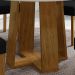 Mesa De Jantar Redonda 6 Lugares 135cm Ella N02 Ypê/Off White - Mpozenato