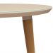 Mesa De Jantar Redonda 90cm 4 Lugares Tampo de Vidro Veneza C14 Off White - Mpozenato