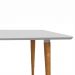 Mesa De Jantar Retangular 160cm 6 Lugares Veneza C14 Branco - Mpozenato