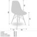 Mesa Escrivaninha Fit Industrial 120cm Branco e Cadeira Charles Design FT1 Preta - Mpozenato
