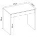 Mesa Para Computador Escrivaninha 1 Gaveta Facility D02 Branco - Mpozenato