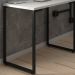 Mesa Para Computador Escrivaninha 120cm Estilo Industrial New Port  F02 Branco - Mpozenato