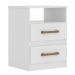 Mesa de Cabeceira Ares Flex Z17 Branco/Rosa/Azul/Lilás - Mpozenato