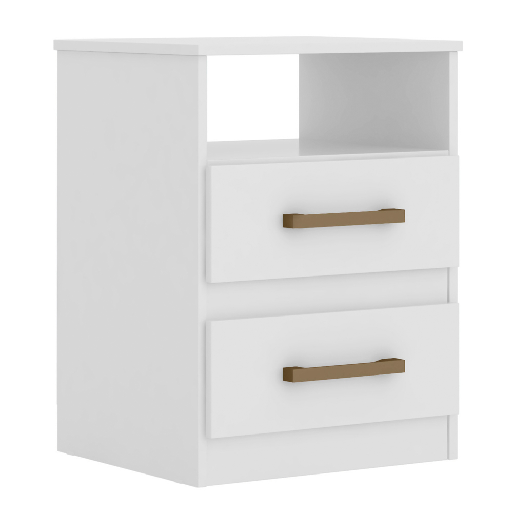 Mesa de Cabeceira Ares Flex Z17 Branco/Rosa/Azul/Lilás - Mpozenato