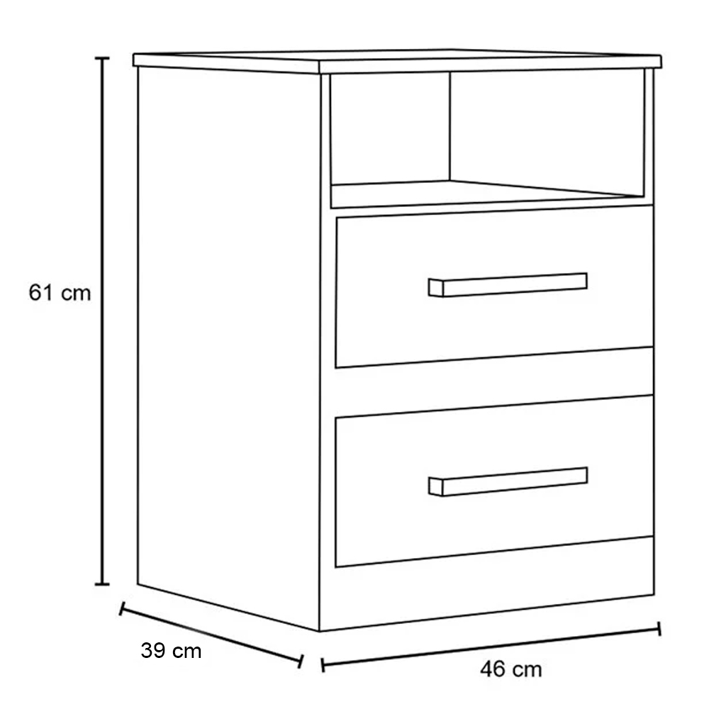 Mesa de Cabeceira Ares Flex Z17 Branco/Rosa/Azul/Lilás - Mpozenato