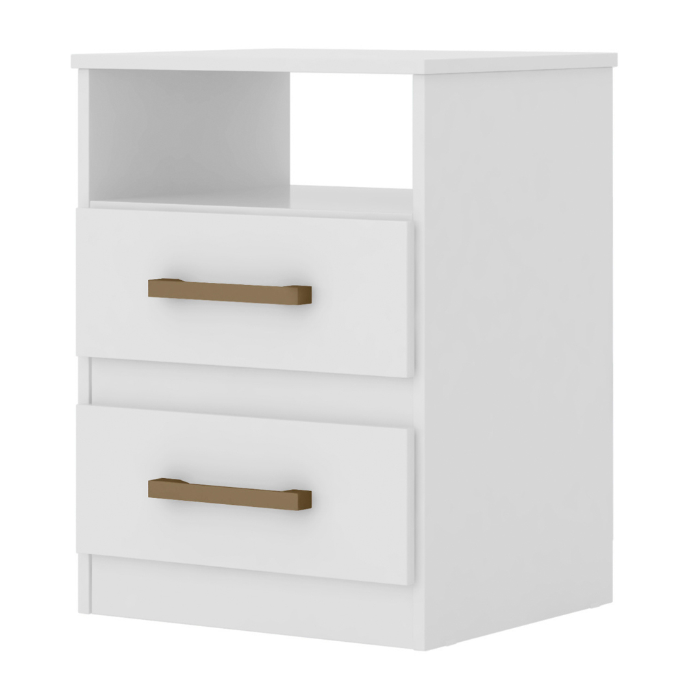 Mesa de Cabeceira Ares Flex Z17 Branco/Rosa/Azul/Lilás - Mpozenato